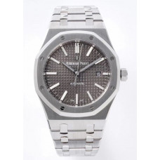 Royal Oak 41mm 15400 SS 1:1 Best Edition Grey Textured Dial Bracelet SA3120 V2 Super Clone ZF