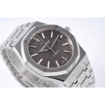 Royal Oak 41mm 15400 SS 1:1 Best Edition Grey Textured Dial Bracelet SA3120 V2 Super Clone ZF