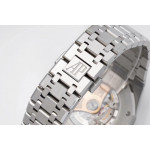 Royal Oak 41mm 15400 SS 1:1 Best Edition Grey Textured Dial Bracelet SA3120 V2 Super Clone ZF