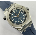 Royal Oak Offshore Diver 15720 SS Blue Dial Rubber Strap APF A4308