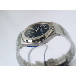 Royal Oak 39mm 15202 SS 1:1 Best Edition Blue Textured Dial SS Bracelet A2121 ZF