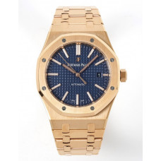 Royal Oak 41mm 15400 RG 1:1 Best Edition Blue Textured Dial on SS Bracelet ZF SA3120 Super Clone