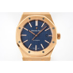 Royal Oak 41mm 15400 RG 1:1 Best Edition Blue Textured Dial on SS Bracelet ZF SA3120 Super Clone