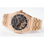 Royal Oak 41mm Openworked 15407 RG 1:1 Best Edition on RG Bracelet APSF A3132