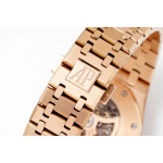 Royal Oak 41mm Openworked 15407 RG 1:1 Best Edition on RG Bracelet APSF A3132