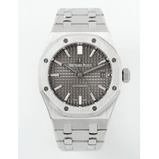 Royal Oak 37mm 15450 SS 1:1 Best Edition Grey Textured Dial on SS Bracelet ZF SA3120 Super Clone