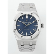 Royal Oak 37mm 15450 SS 1:1 Best Edition Blue Textured Dial on SS Bracelet ZF SA3120 Super Clone
