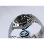 Royal Oak 41mm 15500 SS 1:1 Best Edition Black&White Textured Dial SS Bracelet A4302 V2 ZF