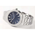 Royal Oak 41mm 15510 "50th Anniversary" SS 1:1 Best Edition Blue Textured Dial SS Bracelet ZF A4302