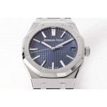 Royal Oak 41mm 15510 "50th Anniversary" SS 1:1 Best Edition Blue Textured Dial SS Bracelet ZF A4302