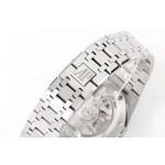 Royal Oak 41mm 15510 "50th Anniversary" SS 1:1 Best Edition White Textured Dial SS Bracelet ZF A4302