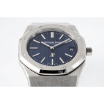 Royal Oak 39mm 16202 "50th Anniversary" SS 1:1 Best Edition Blue Textured Dial SS Bracelet ZF A7121