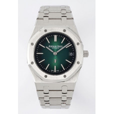 Royal Oak 39mm 16202 "50th Anniversary" SS 1:1 Best Edition Green Dial SS Bracelet ZF A7121