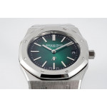 Royal Oak 39mm 16202 "50th Anniversary" SS 1:1 Best Edition Green Dial SS Bracelet ZF A7121