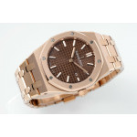 Royal Oak Lady 33mm RG 1:1 Best Edition Brown Dial  RG Bracelet ZF ETA Quartz