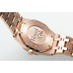 Royal Oak Lady 33mm RG 1:1 Best Edition Brown Dial  RG Bracelet ZF ETA Quartz