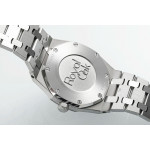 Royal Oak Lady 33mm SS 1:1 Best Edition Silver Dial Diamonds Bezel SS Bracelet ZF ETA Quartz