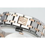 Royal Oak Lady 33mm TT 1:1 Best Edition Silver Dial Diamonds Bezel TT Bracelet ZF ETA Quartz