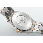 Royal Oak Lady 33mm TT 1:1 Best Edition Silver Dial Diamonds Bezel TT Bracelet ZF ETA Quartz