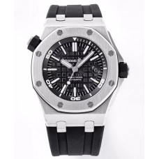 Royal Oak Offshore Diver 15703 1:1 Best Edition Black Dial Black Rubber Strap ZF A2824