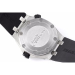 Royal Oak Offshore Diver 15703 1:1 Best Edition Black Dial Black Rubber Strap ZF A2824