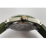 Royal Oak Offshore Diver 15720 Best Edition Green Dial Rubber Strap IPF A4308