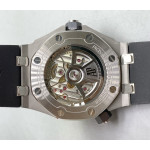 Royal Oak Offshore Diver 15720 1:1 Best Edition Black Dial on Black Rubber Strap IPF A4308