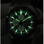 Royal Oak Offshore 44mm SS Ceramic Bezel 1:1 Best Edition Gray Dial on Rubber Strap APF A3126