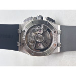 Royal Oak Offshore 43mm 26420SO SS 1:1 Best Edition Black Dial On Black Rubber Strap APSF SA4401 Super Clone