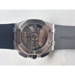 Royal Oak Offshore 43mm 26420SO SS 1:1 Best Edition Black Dial On Black Rubber Strap APSF SA4401 Super Clone