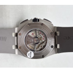 Royal Oak Offshore 44mm SS Best Edition Gray Dial Ceramic Bezel on Gray Rubber Strap TKF A3126
