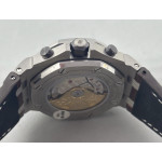 Royal Oak Offshore 42mm 2014 Safari SS Best Edition Cream Dial On Brown Leather Strap TKF A3126