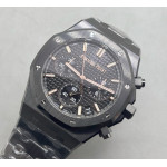 Royal Oak Chrono 26240 Black Ceramic 1:1 Best Edition on Ceramic Bracelet APSF SA4401 Super Clone