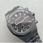 Royal Oak Chrono 26240 Black Ceramic 1:1 Best Edition on Ceramic Bracelet APSF SA4401 Super Clone