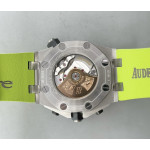 AP ROO 26703 Chrono SS Green Dial Rubber MSF A3124 Mod