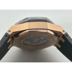 Royal Oak Offshore 44mm RG Ceramic Bezel 1:1 Best Edition Black Dial on Rubber Strap APF A3126