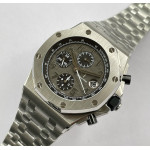 ROO Chronograph SS/SS Grey Dial Bracelet APF 7750 Mod