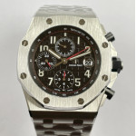 ROO Chronograph SS/SS Black Dial Bracelet APF 7750 Mod