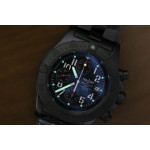 Royal Oak Offshore Bucherer Best Edition Two Tone Blue Dial on Black Leather Strap A3126 JF