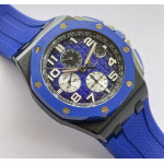 Royal Oak Offshore 2020 44mm 1:1 Best Edition Blue Ceramic Bezel on Rubber Strap RSF A3126