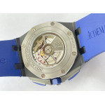 Royal Oak Offshore 2020 44mm 1:1 Best Edition Blue Ceramic Bezel on Rubber Strap RSF A3126