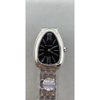 Serpenti Seduttori Watch SS 1:1 Best Edition Black Dial on SS Bracelet BVF Swiss Quartz