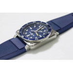 BR 03-92 Diver SS Blue Dial Rubber Strap MIYOTA 9015