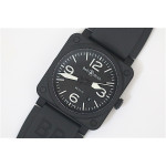 BR 03-92 PVD Case Black Dial 42.5mm Rubber Strap MIYOTA 9015