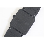 BR 03-92 PVD Case Black Dial 42.5mm Rubber Strap MIYOTA 9015