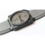 BR 03-92 PVD Case Grey Dial 42.5mm Rubber Strap MIYOTA 9015