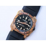 BR03-92 Diver 42mm Bronze Case Black Dial Rubber Strap MY9015