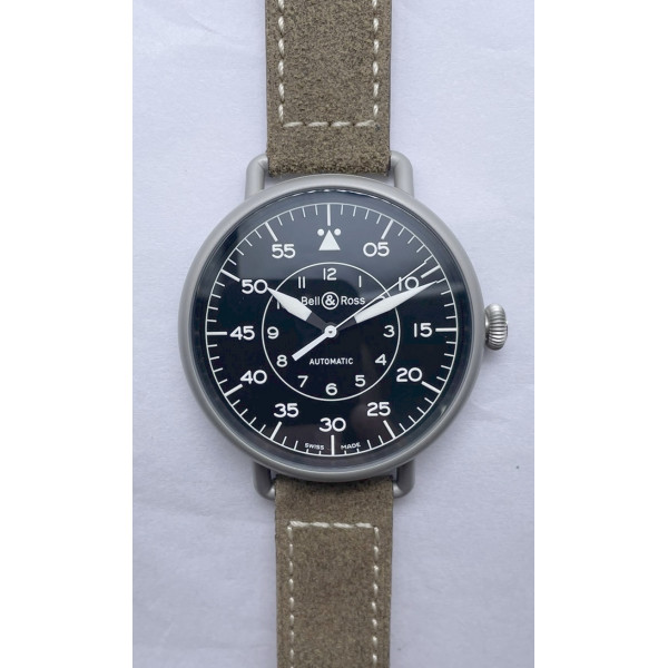 WW1-92 Military 1:1 Best Edition Black Dial Leather Strap MIYOTA 9015