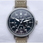 WW1-92 Military 1:1 Best Edition Black Dial Leather Strap MIYOTA 9015