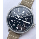 WW1-92 Military 1:1 Best Edition Black Dial Leather Strap MIYOTA 9015